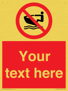 Custom No personal water craft